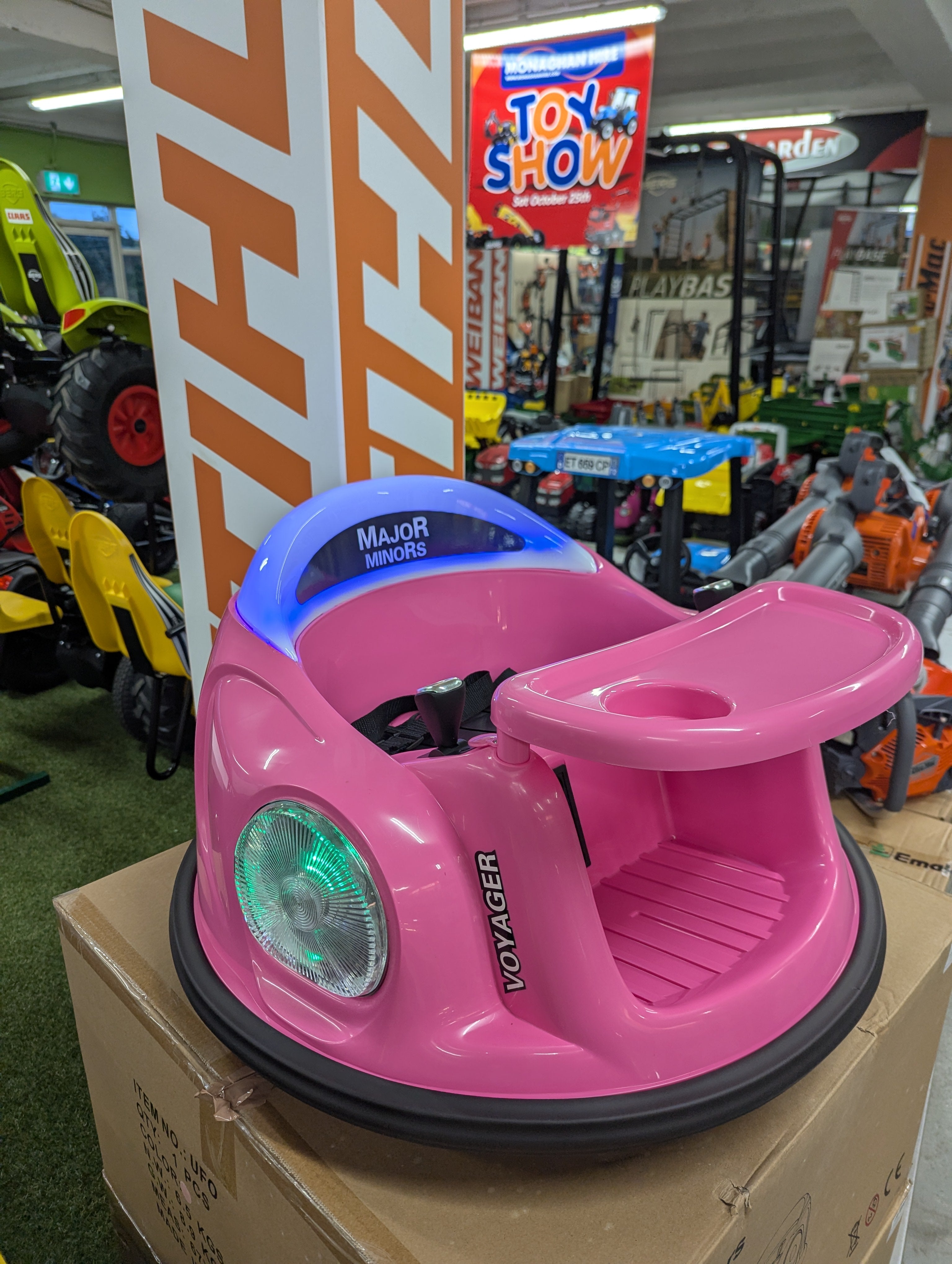 Major Minors Bumper Car 6v (Pink)
