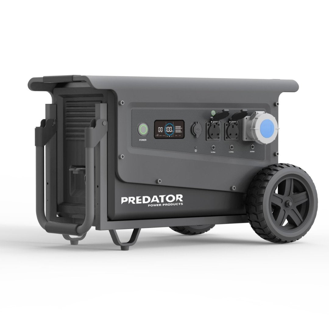 PREDATOR PORTABLE PRO POWER STATION 230v 5000W IP67
Code: PPS047