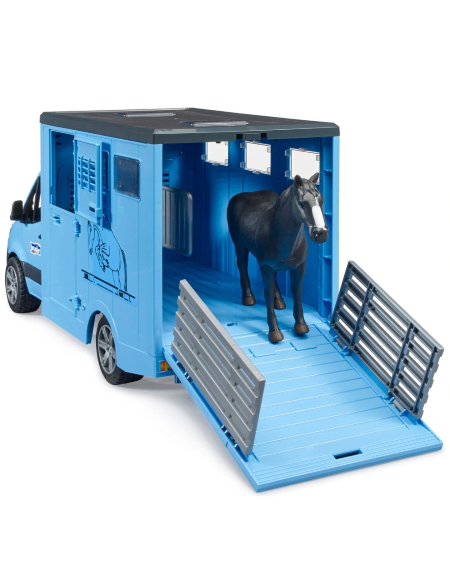 Bruder Sprinter Animal Transporter w/ 1 Horse