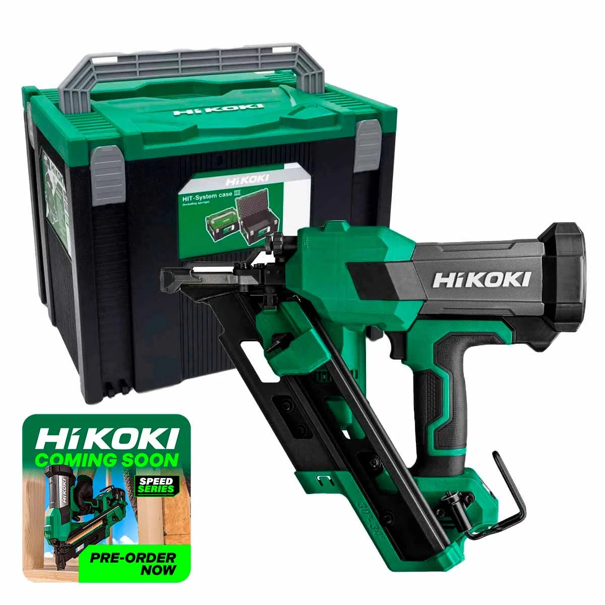 HiKOKI NR1890DCB 18V Speed Series Gen 3 Framing Nailer (Body Only in Case)