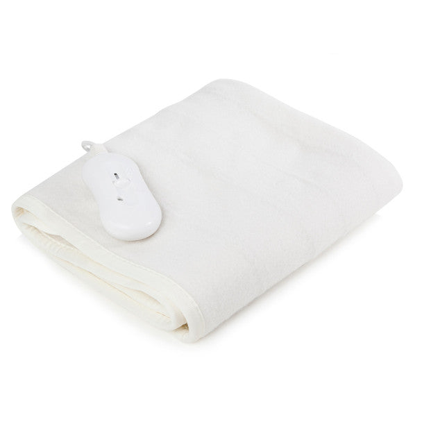 Warmnite Double Fitted Electric Blanket, 60w x2, White | WN48004