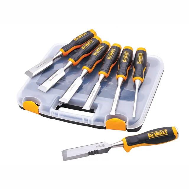 Dewalt 6 Piece Chisel Set with FREE Side Strike Chisel DEWXMS25CHISEL