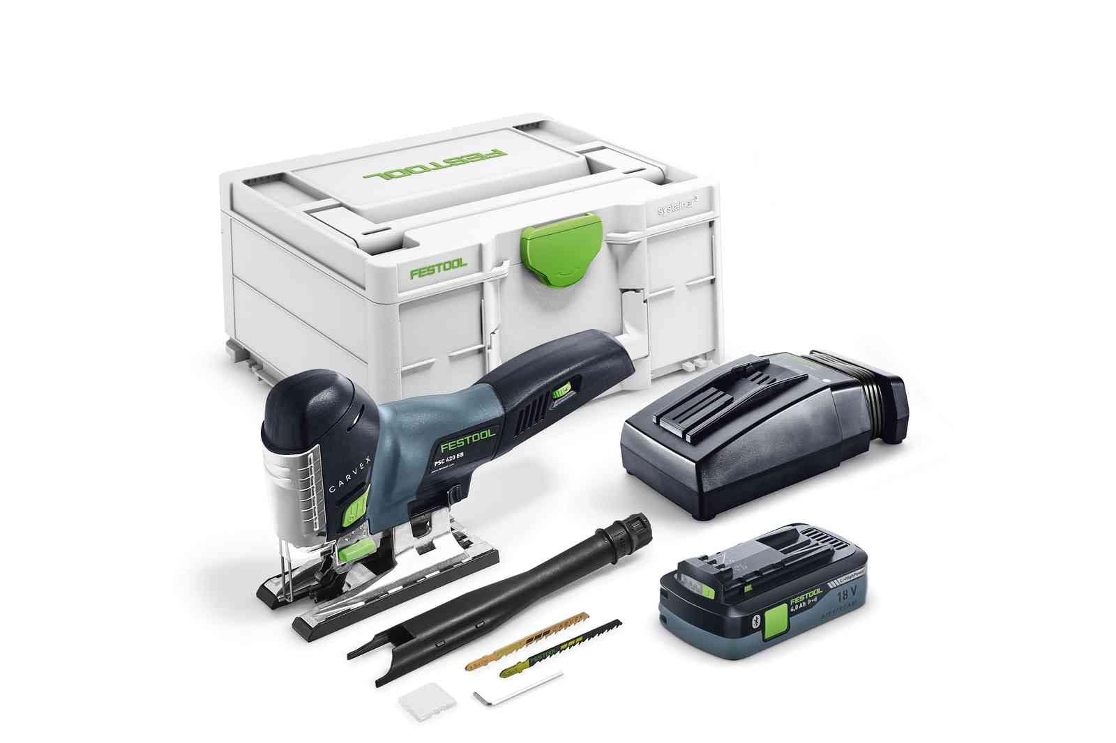 Festool Cordless pendulum jigsaw CARVEX PSC 420 HPC 4,0 EBI-Plus Festool