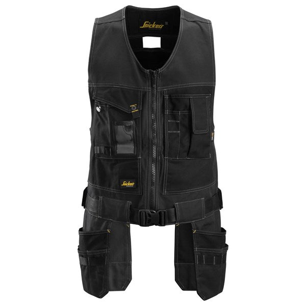 Snickers 4254 AllroundWork Toolvest Canvas+ (0404 Black) Monaghan Hire