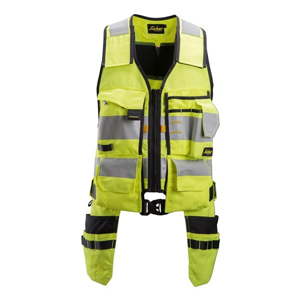 Snickers 4230 AllroundWork High Vis Toolvest (6604 Yellow/Black) Monaghan Hire