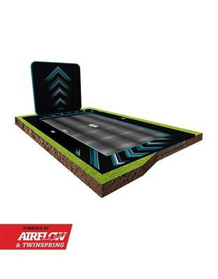 BERG ULTIM ELITE FLATGROUND 500 GREY + AEROWALL 2X2 BLK&GRY Berg