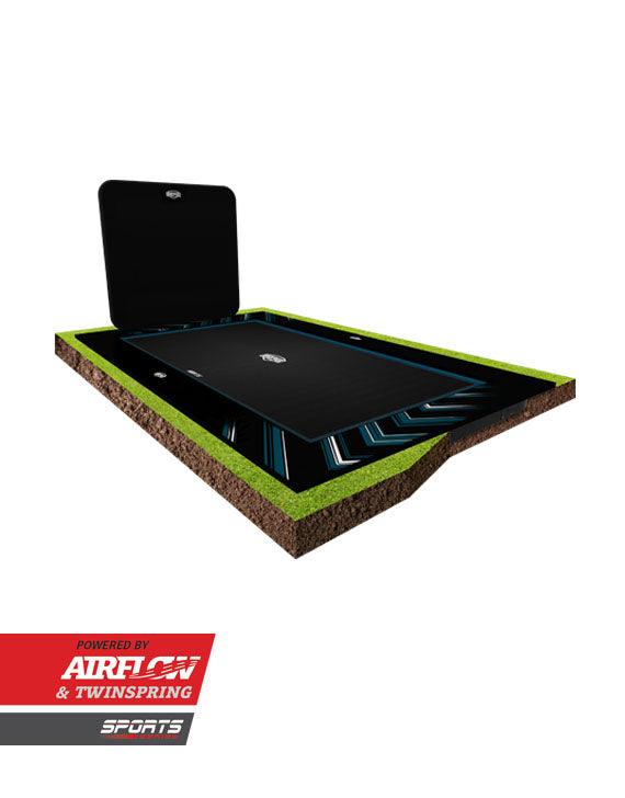 BERG ULTIM ELITE FLATGROUND 500 GREY + AEROWALL 2X2 BLK&GRY Berg