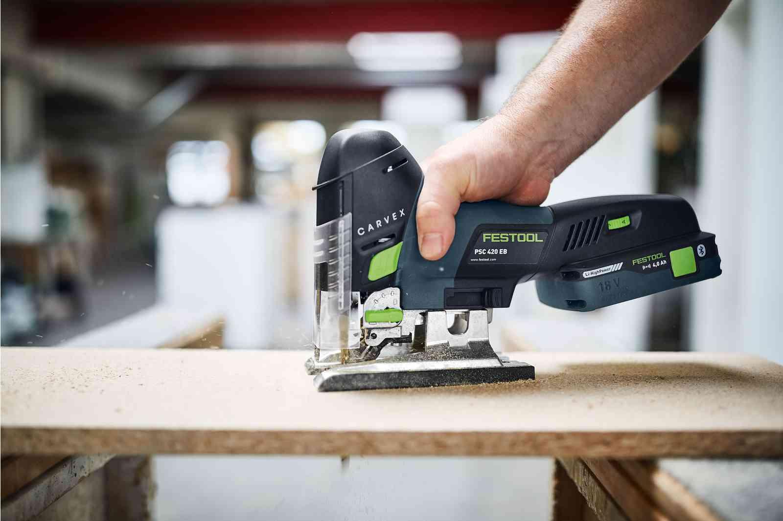Festool Cordless pendulum jigsaw CARVEX PSC 420 HPC 4,0 EBI-Plus Festool