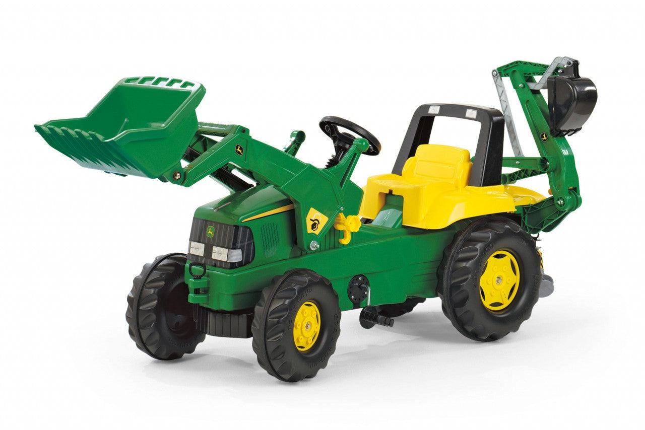 Rolly John Deere Junior Tractor w/ Loader + Backhoe Monaghan Hire