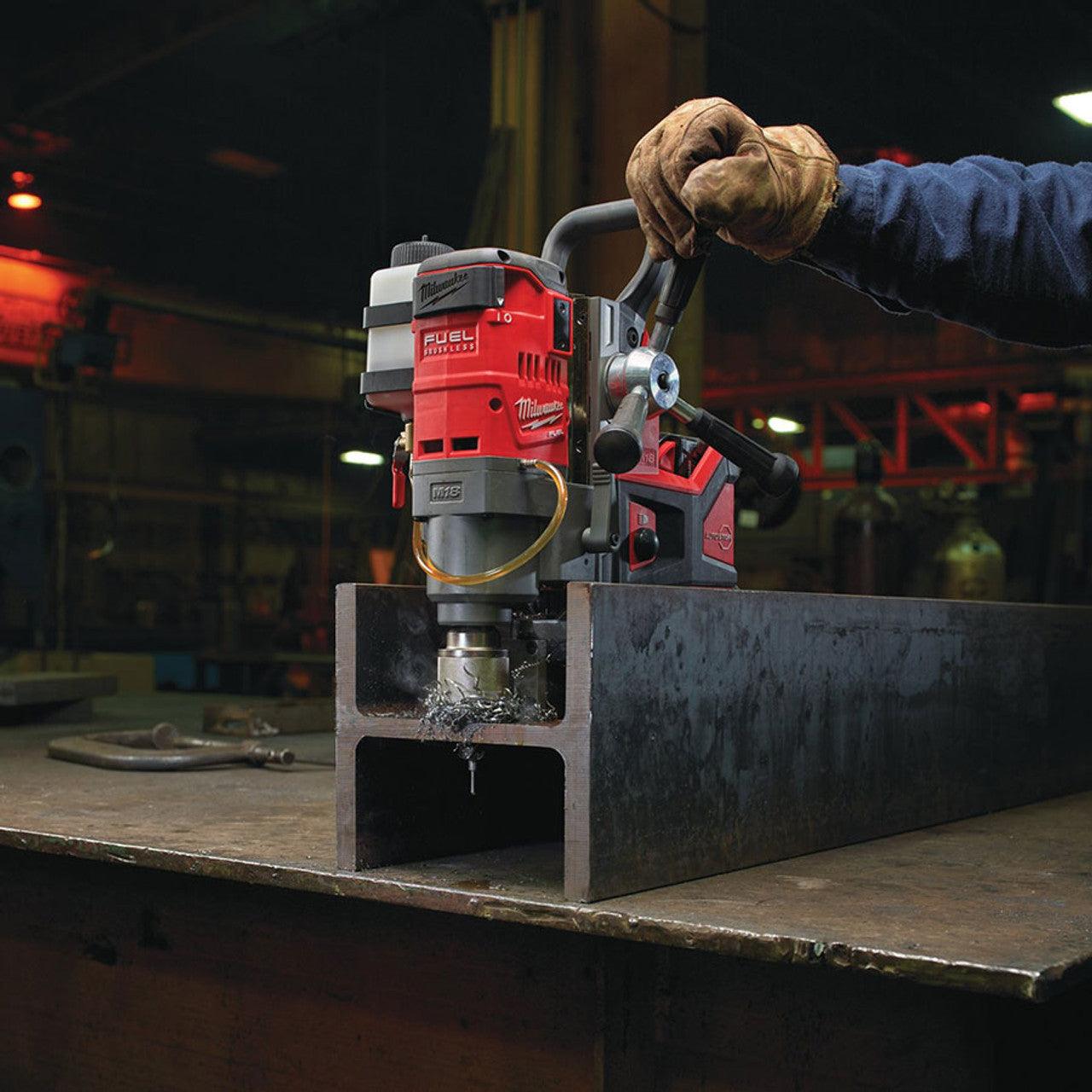 Milwaukee M18 FMDP-502C Fuel Magnetic Drilling Press 4933451013 Monaghan Hire