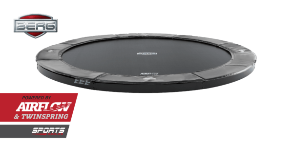 Berg Flat-ground Elite Trampoline 330 grey Berg