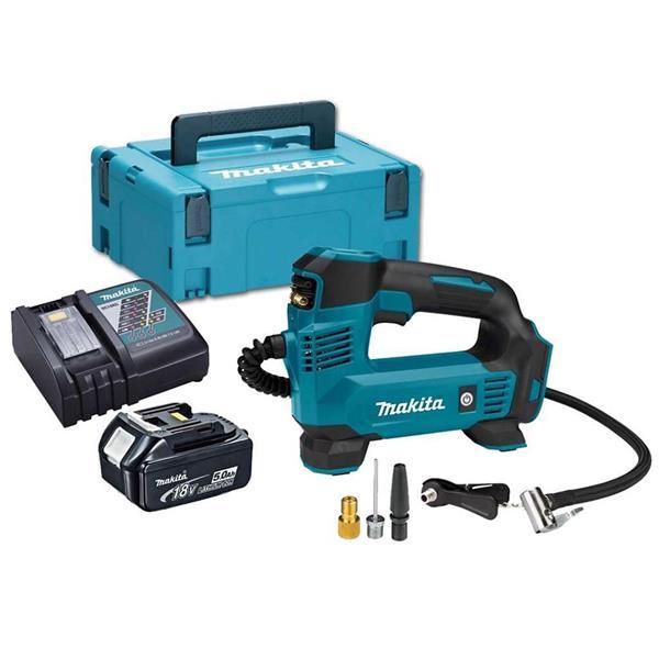 MAKITA DMP180RT1J 18V LXT Inflator, 1 x 5.0 Ah Batteries Makita
