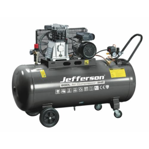 Jefferson 200 Litre 3HP 10 Bar Compressor (230V) Monaghan Hire