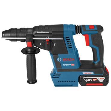 Bosch GBH 18V-26 F 18 Volt SDS plus Hammer Drill, 2 x 6.0Ah Batteries Bosch
