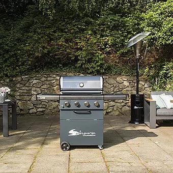 Sahara X450 4 Burner BBQ Smokey Teal Monaghan Hire