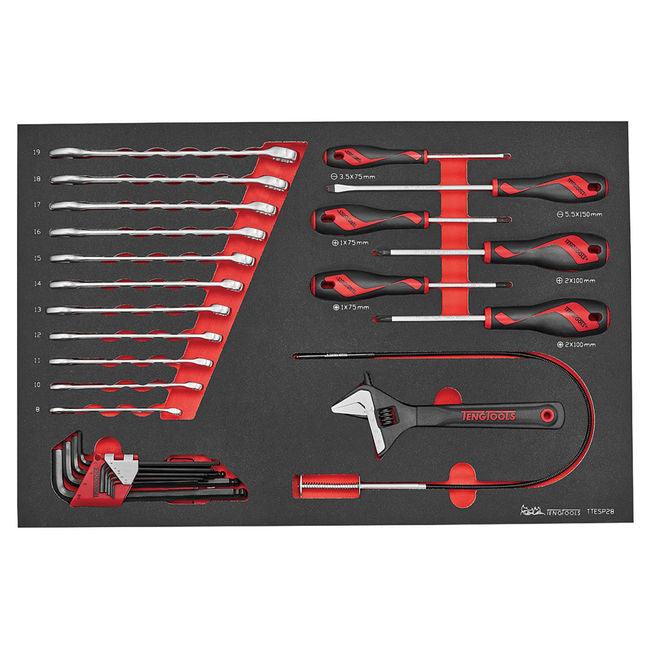 TengTools Tool Kit 179 Piece Roller Cabinet EVA Set- TCMME179 Monaghan Hire