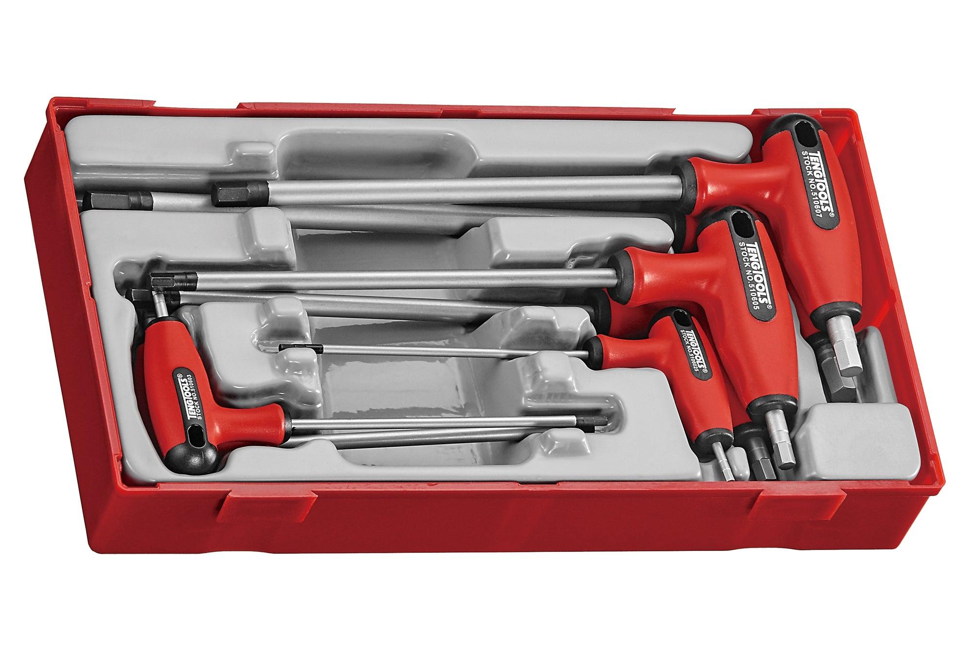Teng Tools TTHEX7S 7PC T-HANDL HEX 2.5-8MM SET TengTools
