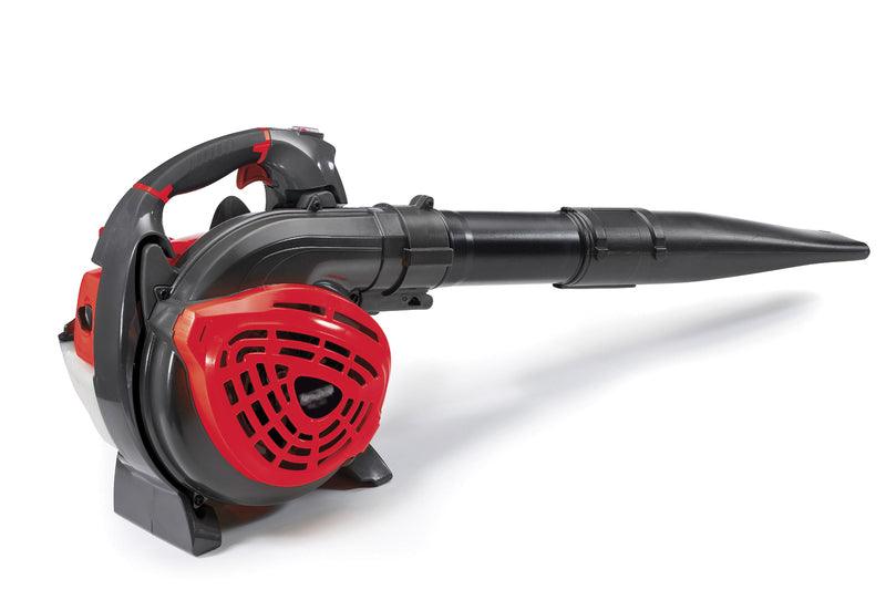 The Castelgarden Blower Vac XBL 27V has a27cc, 2 Stroke Engine and Anti Vibration System. It also comes with a Primer Bulb Vacuum kit, 55L Collecting bag & Harness included. This Blower has a Weight of 4.8kg