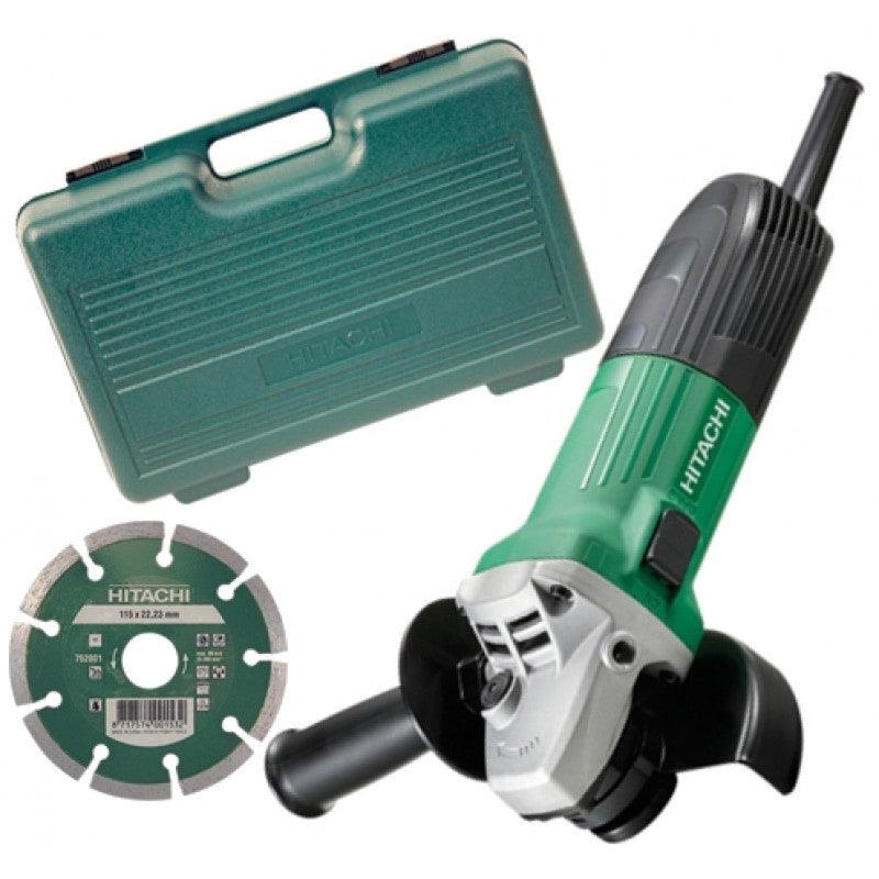 Hitachi/Hikoki G12STX/J8 115mm Angle Grinder, Diamond Blade Hikoki