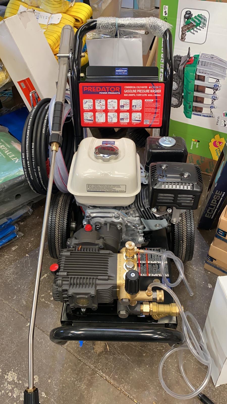 Predator 7hp 2000psi Gearbox Pressure washer Monaghan Hire