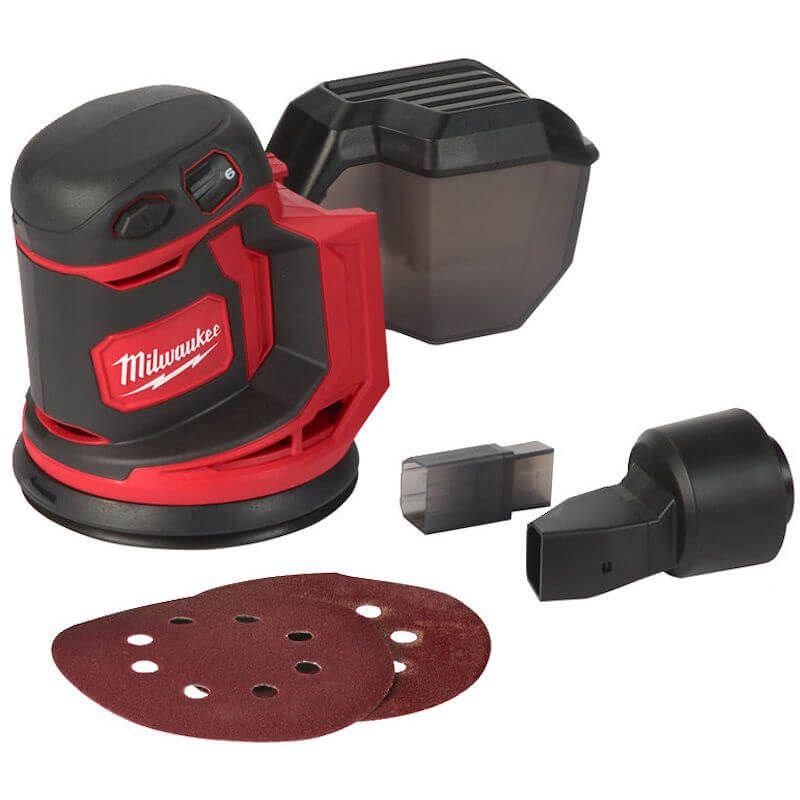 MILWAUKEE M18BOS125-0 M18 COMPACT 125MM RANDOM ORBITAL SANDER Monaghan Hire