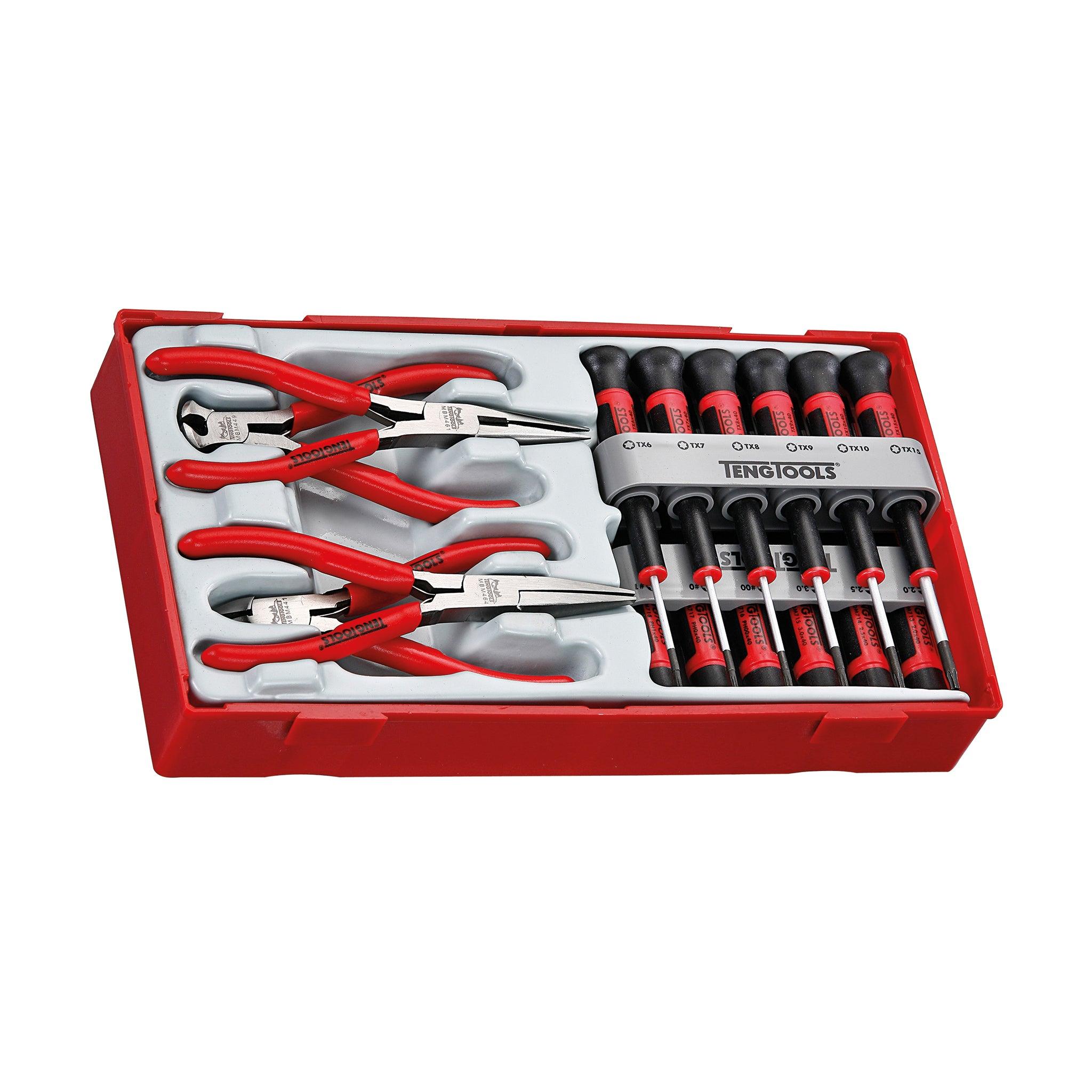 Teng Tools 16PC Mini Plier and Screwdriver Set TTMI16 TengTools