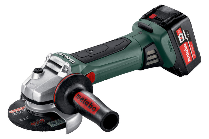 Metabo W 18 LTX 125 QUICK CORDLESS ANGLE GRINDERS ( body only) Monaghan Hire