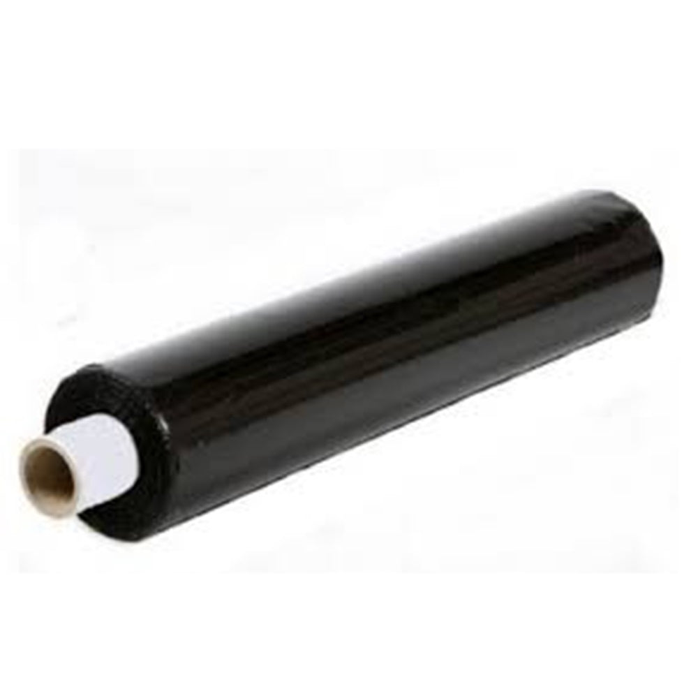 SAFELINE 400MM X 200MX18MIC BLACK PALLET WRAP