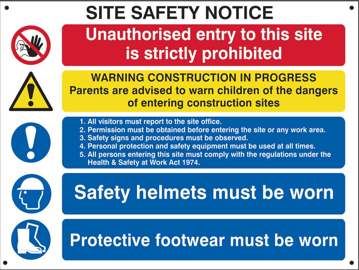 ALL PURPOSE SAFETY SIGN SKU: SS05