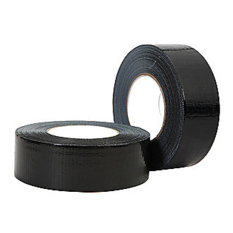SAFELINE 50MM X 50 METER BLACK CLOTH DUCT TAPE