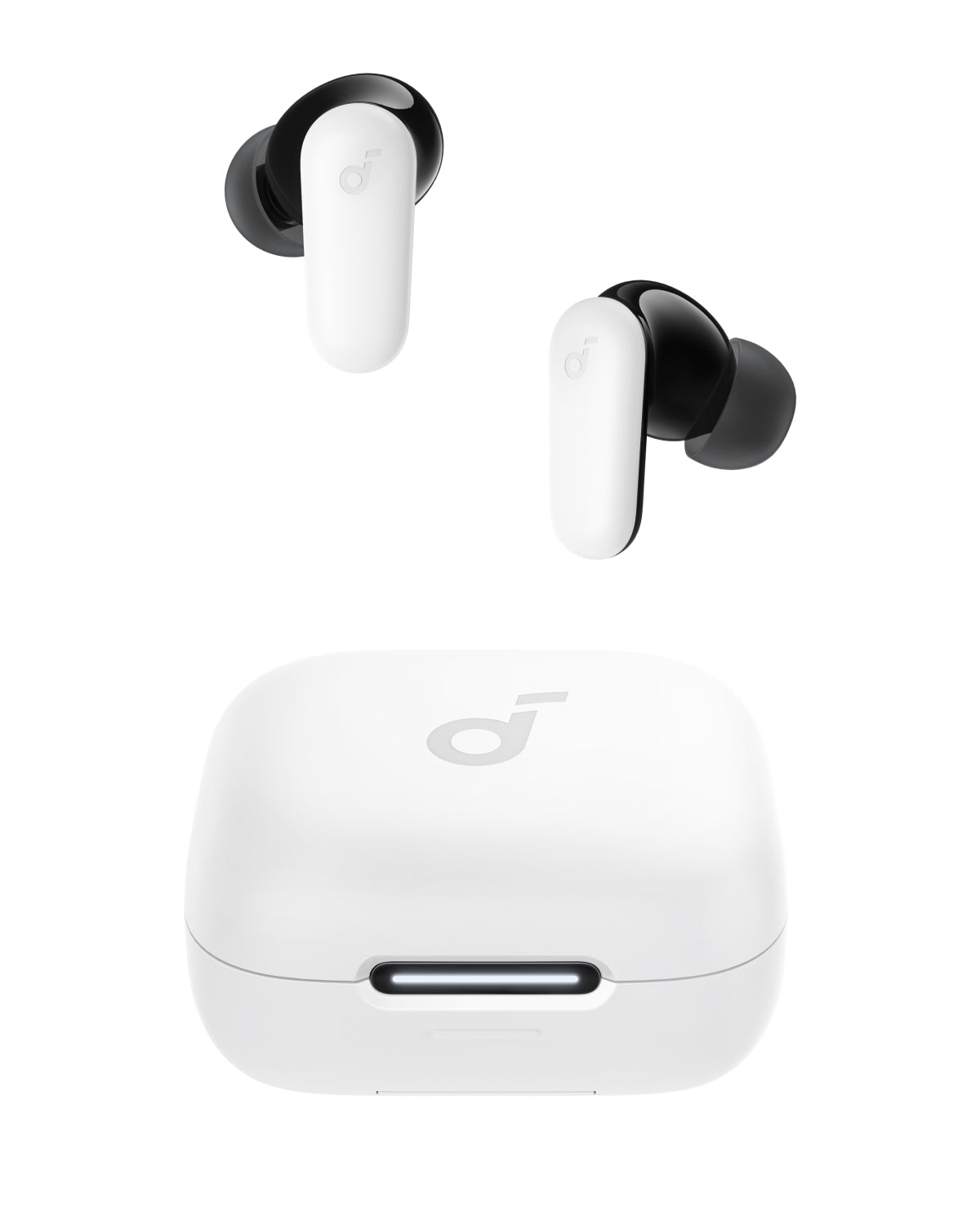 Soundcore R60i Noise Cancelling Wireless Bluetooth Earbuds - White D1202G21