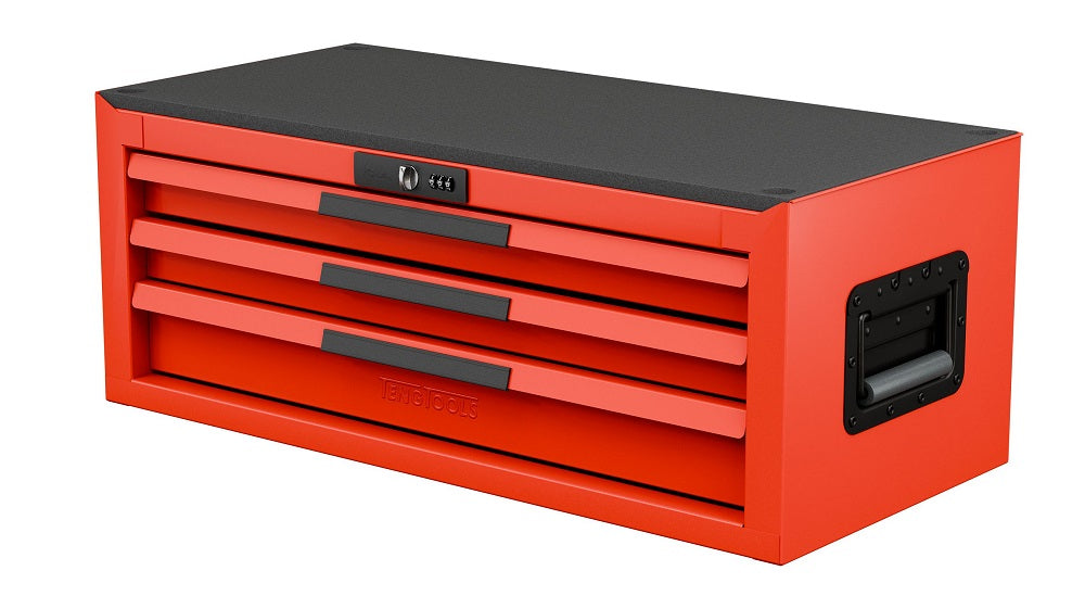 Teng Tools 3 Drawer Metal Tool Box 250 mm 660 mm 305mm TSM26R3