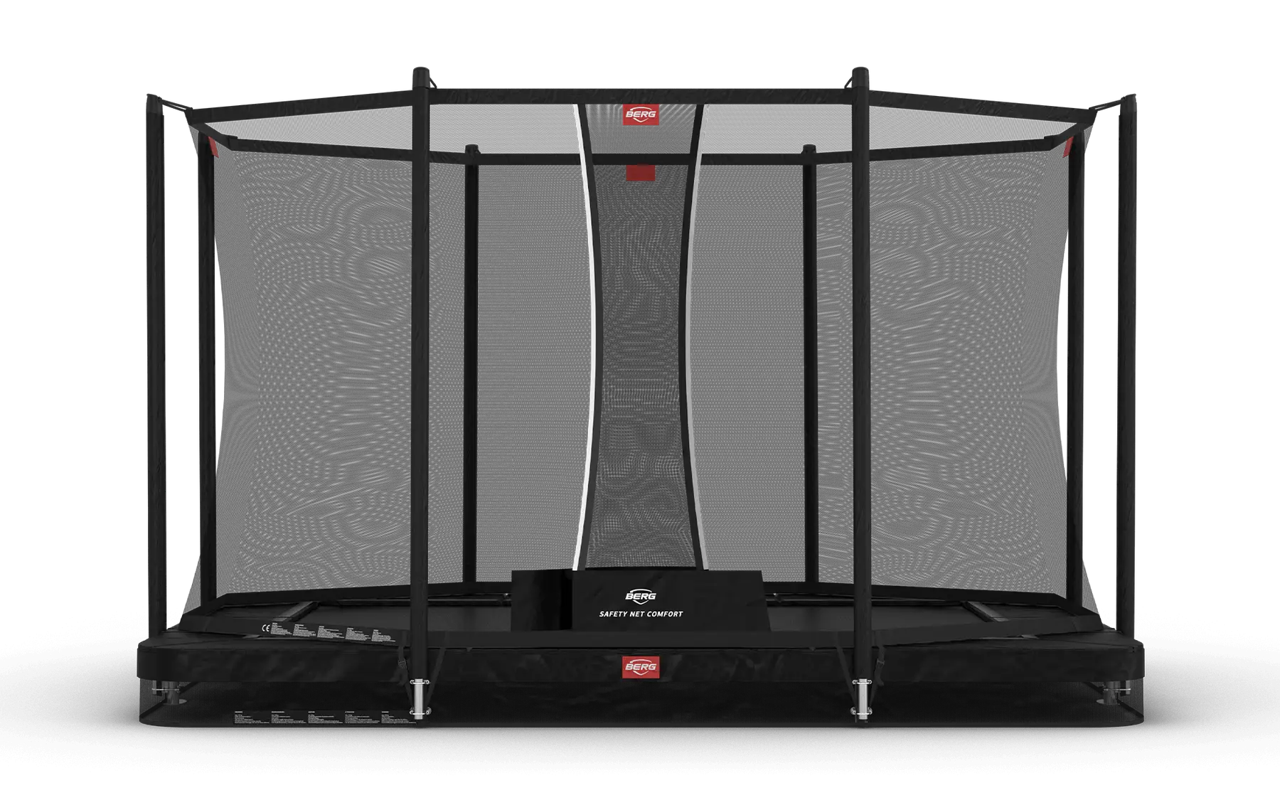 BERG Ultim Favorit InGround 330 Black + Safety Net Comfort