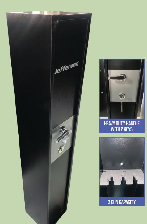 Jefferson 3 Gun Capacity Cabinet – JEFGSC03