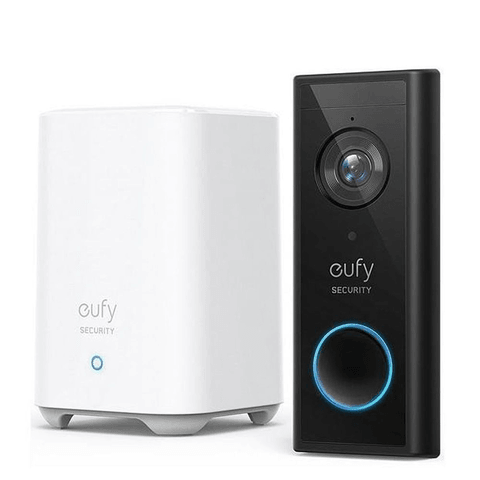 EUFY VIDEO DOORBELL 2K (BATTERY-POWERED) WITH HOMEBASE 2 Eufy