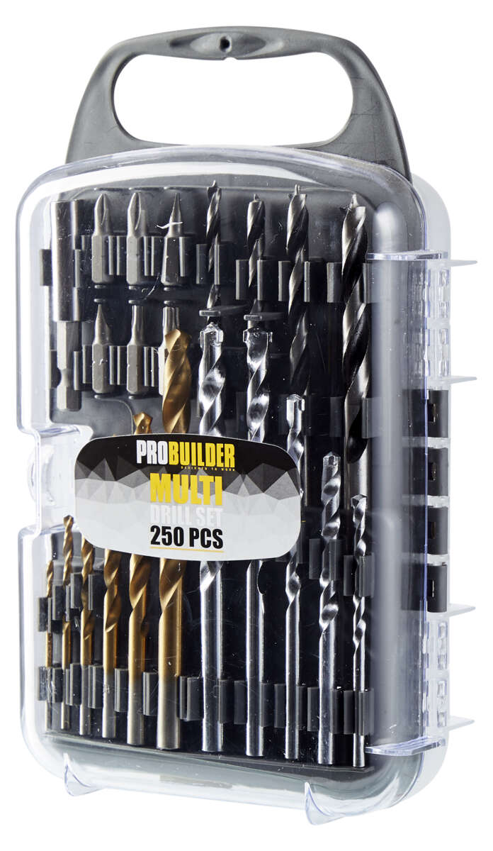 Probuilder drill set 250 pieces