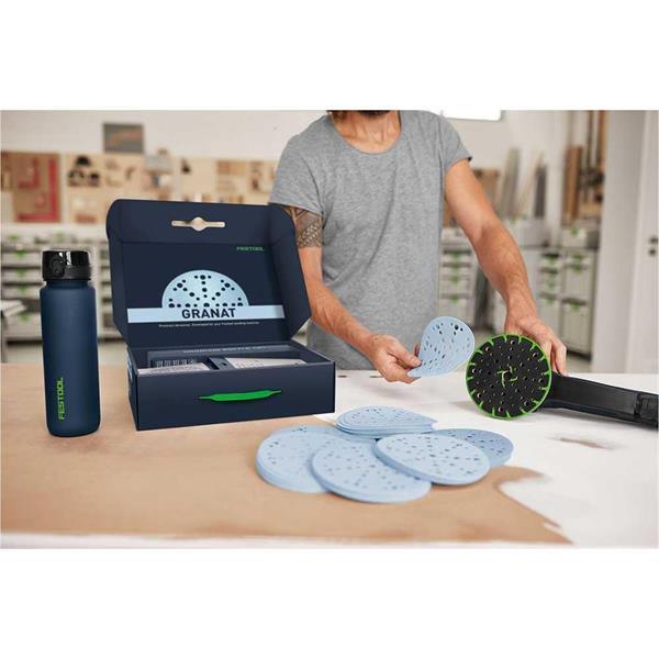 Festool578131 STF D150/48 GR-Set P Abrasive Sheet Granat Starter Set Monaghan Hire