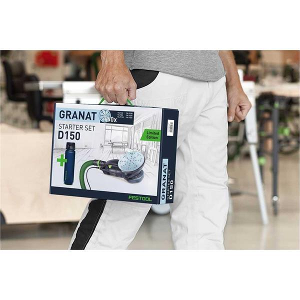 Festool578131 STF D150/48 GR-Set P Abrasive Sheet Granat Starter Set Monaghan Hire