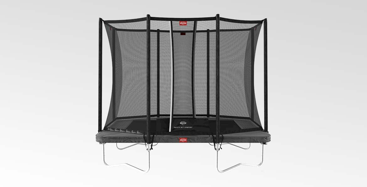 BERG Ultim Favorit Regular Rectangle Trampoline with Safety Net Comfort 280