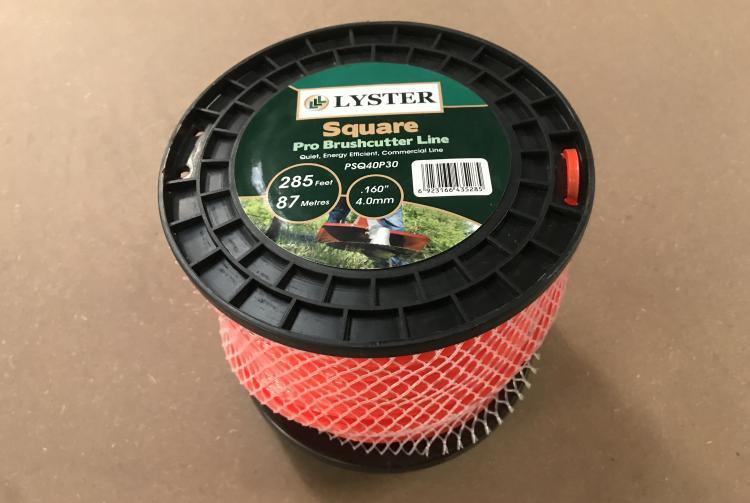 Lyster Strimmer Mower 4.00mm x 87mtr Spool - PSQ40P30