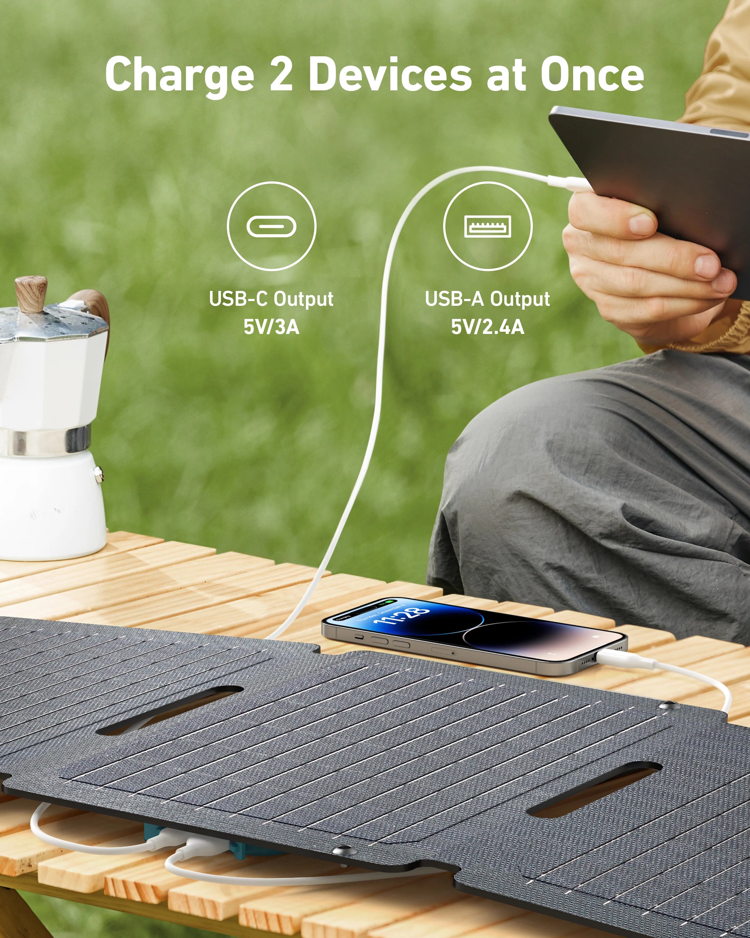Anker SOLIX PS30 Portable Solar Panel A24260A1