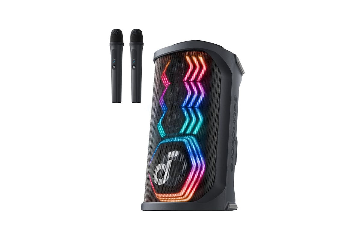 Soundcore Rave 3s Bluetooth Speaker, Karaoke Party Speaker 200w Black A31A3012