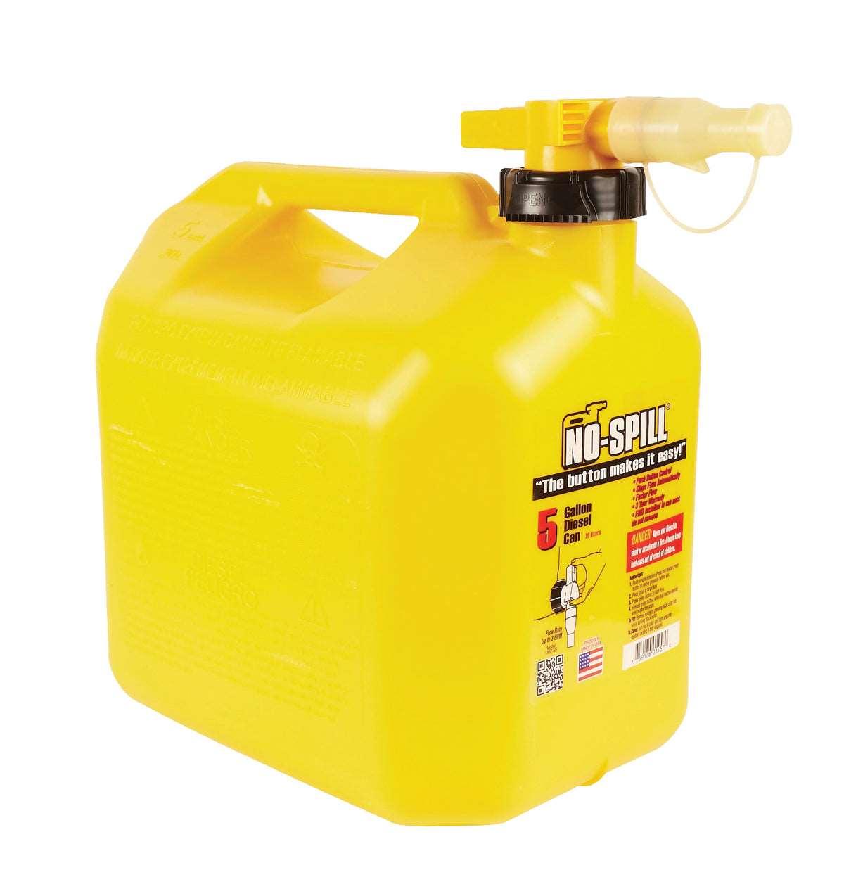 AMA No Spill 1456 Fuel Can, 20 Litre Plastic