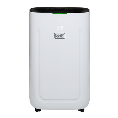 Black & Decker 20L Smart Dehumidifier - 20L - White
