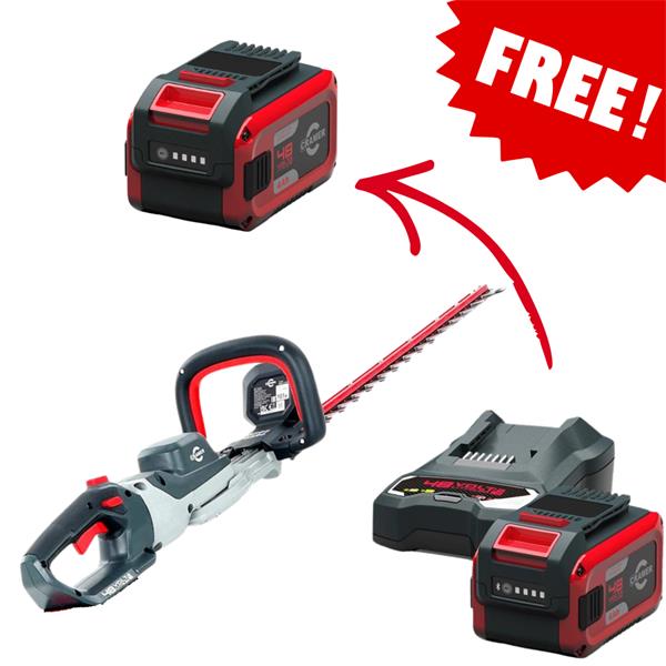 Cramer 48HD66K2 48V 66cm Hedge Trimmer (1X2Ah) (With free extra 2ah battery)