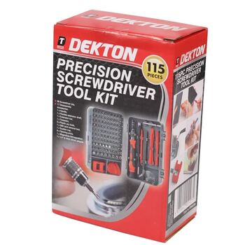 Dekton 115Pce Precision Screwdriver Tool Kit