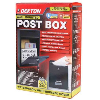 Dekton Post Box 8.5 X 21.7 X 32cm