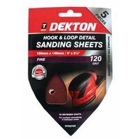 Dekton 140mm Detail Sandpaper 120G DEKT80768