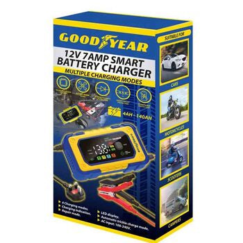 Goodyear 12v 7AMP Smart Battery Starter DEKT901041