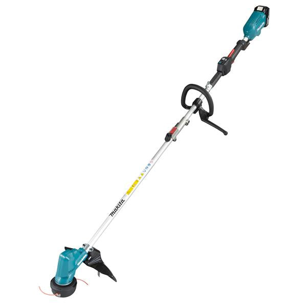 Makita DUR191LRT8 18V LXT Brushless Split Shaft Line Trimmer with 1x 5.0Ah Battery and Fast Charge
